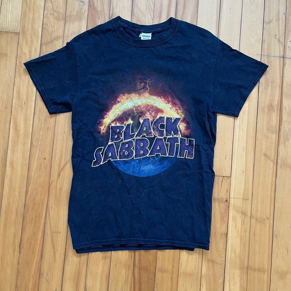 Black Sabbath The End 2016 Final Tour Graphic T-Shirt Mens Small Black Gildan